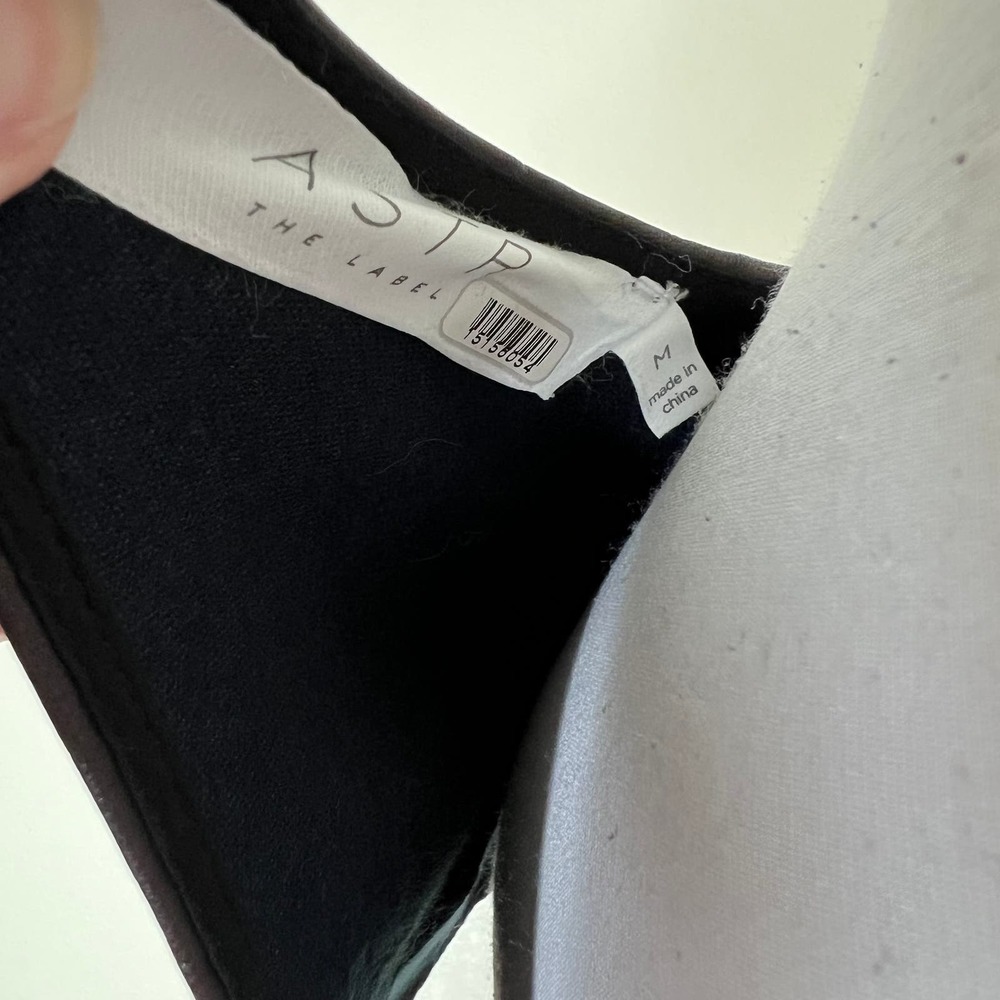 Astr Faux Leather Midi Dress in Dark Brown - Picture 11 of 12